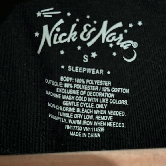 Nick & Nora Black Onesie Small Boston Terrier Full Zip - Picture 4 of 8